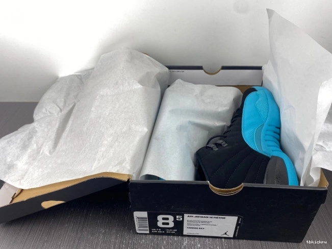 Rep TBkick 130690-027 Retro Gamma Jordan 12 Blue 0630
